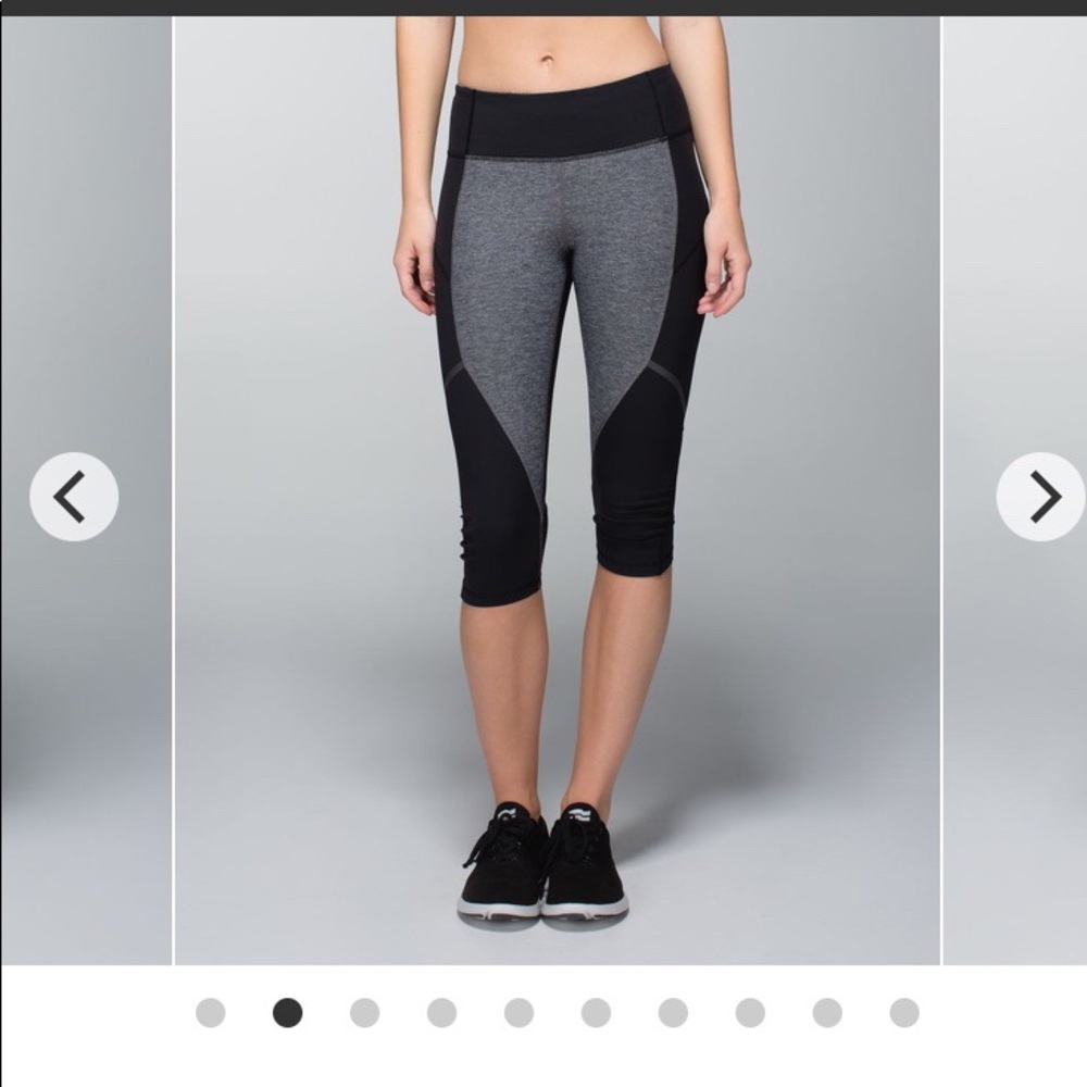 Lululemon running crops